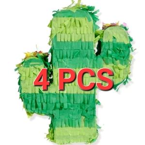 4PCS Spritz 6" Mini Cactus Piñatas